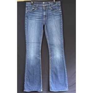 Seven for All Mankind 30 High Waist Boots Cut Women's  Jeans Size 33X34 Selvage